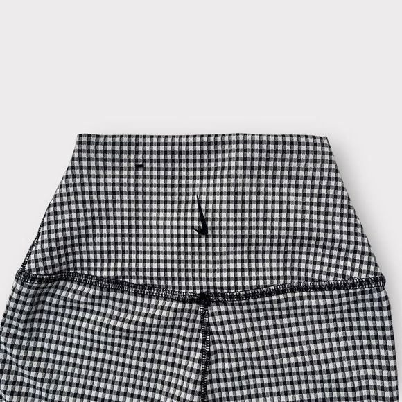 Nike Yoga Gingham High Waist Crop Leggings Womens Size XXS DA1092-133 Tights - Picture 1 of 7